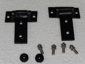 1970-71 Torino window lover top hinges and pin kit with rubbers