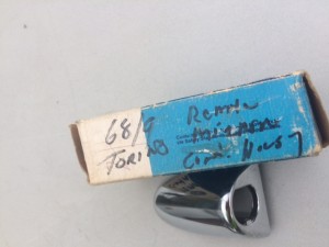 68-69 Torino Cyclone   NOS left hand mirror holder