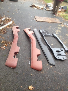 70-71 NOS Torino front rear valance panels and core support 